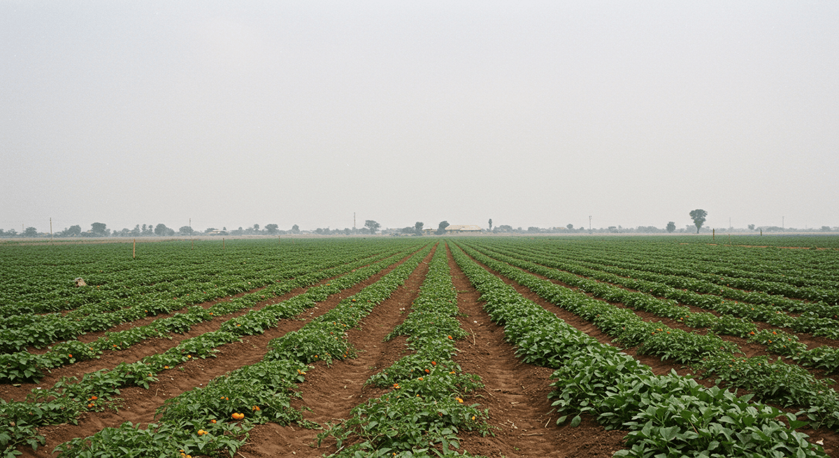 Nigerian farm landscape